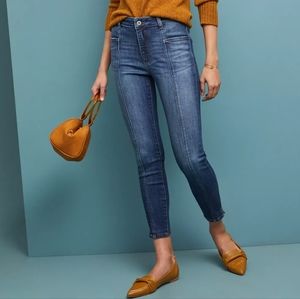 Anthropologie Pilcro Skinny Jeans Size 28 Denim Leggings Straight Leg w/
